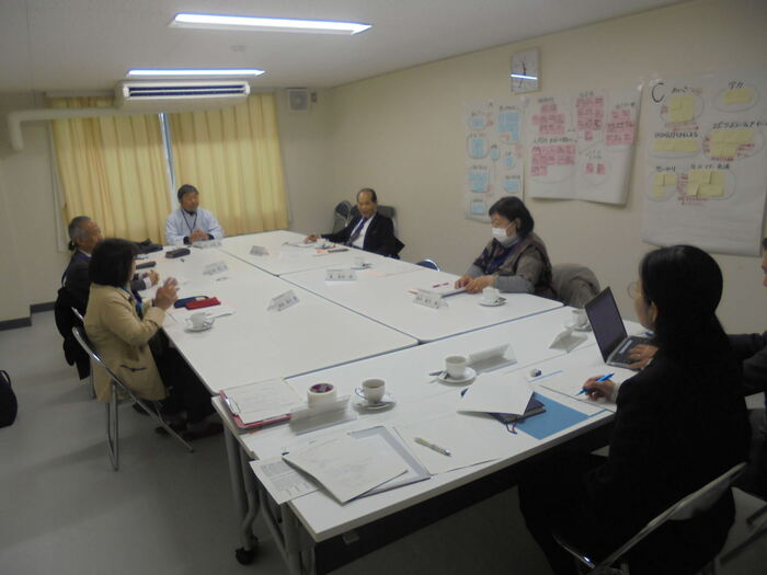 運営協議会で、協議をしているところ