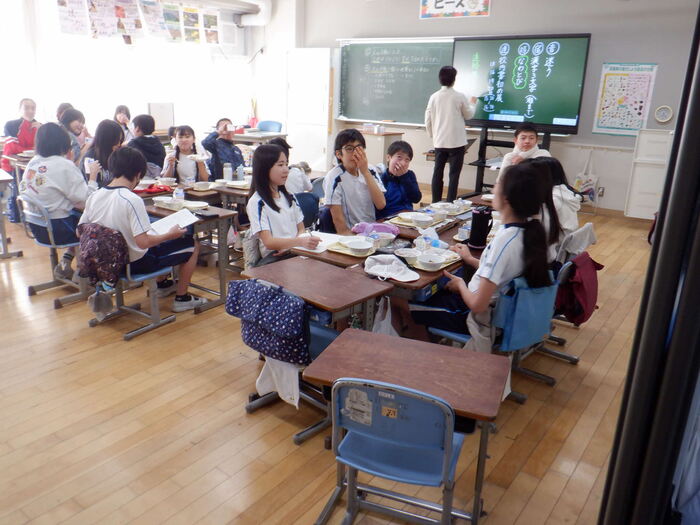 0109給食スタート