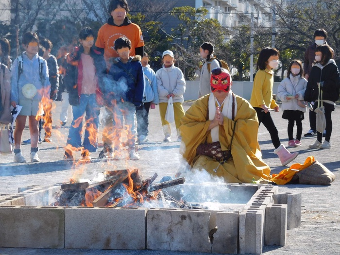 2026.01.10　美浜おやじの会　餅つき＆どんど焼き