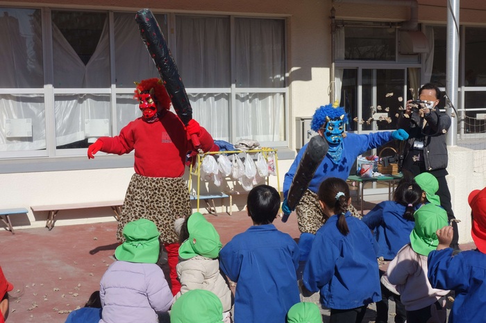 2026.02.03　美浜南認定こども園　豆まき