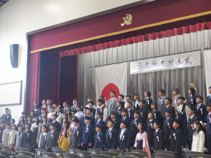 0317 卒業式　6年合唱