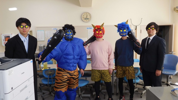 20260203　美浜南小に鬼が出た