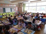 1年生 給食のようす