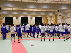 白組結団式