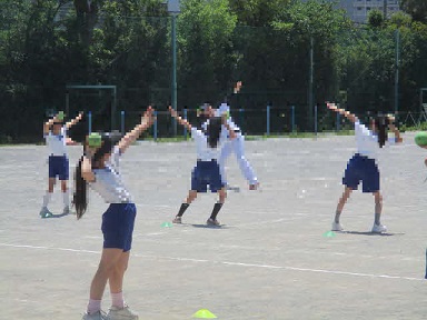 投げる練習